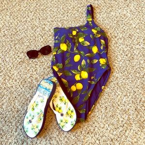 ✨Final Price✨ 🍋 Brand new Ladies Lemon Swimsuit
